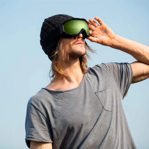 Miniatura 102 de OutdoorMaster OTG Gafas de esquí – Gafas sobre lentes para esquí y snowboard para hombres, mujeres y jóvenes – 100% de protección UV A1-vlt 46%