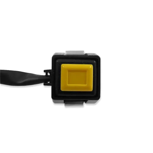 Miniatura 3 de XH1700C-007 Universal Amarillo 7/8 Pulgadas Manillar Arrancador/Kill Cut Off Stop Interruptor Botón Compatible con Motocicletas ATV Scooters Motos