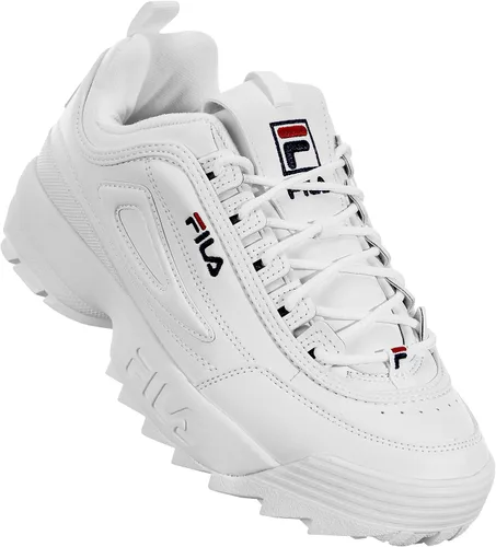 Miniatura 3 de Fila Zapatos Disruptor Ii Repeat Kids BlancoAzul MarinoRojo 4.5, Azul marino, rojo.