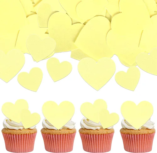 Miniatura 21 de Rsstarxi Paquete de 24 adornos para cupcakes para el día de San Valentín, con purpurina roja, dulce amor, para cupcakes, decoración de San Valentín