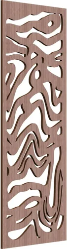 Miniatura 166 de 9 3/8"W x 24 3/8"H x 1/4"T Northfield Decorativos Paneles de Pared de Madera Calado, Abedul