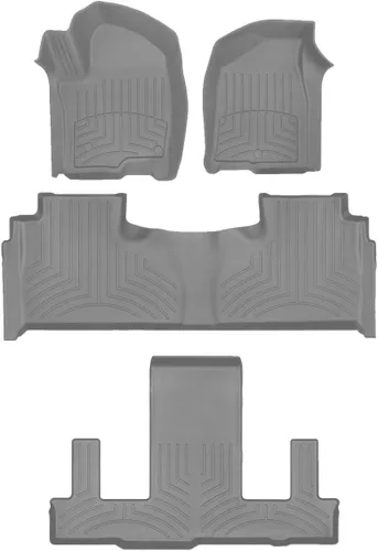 Miniatura 10 de Weathertech FloorLiner HP - Alfombrillas de suelo de ajuste personalizado para Cadillac Escalade, Escalade-V, Tahoe, juego completo