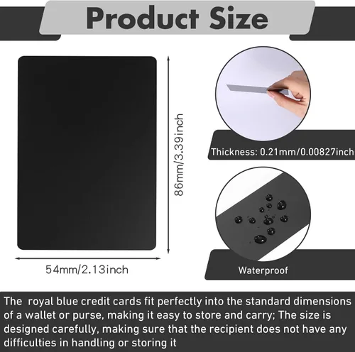 Miniatura 2 de Zonon Paquete de 200 placas de aluminio grabadas para grabador CNC, manualidades láser, tarjetas de visita de metal multiusos, hojas de grabado