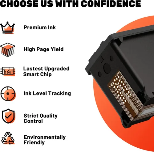Miniatura 6 de COCCINK 67XL para HP Ink 67 XL Cartuchos de tinta Envy 6000 6052e 6055e 6065e 6058 6400 6455e 6458e Envy Pro 6000 6400 Impresoras Tinta de impresora
