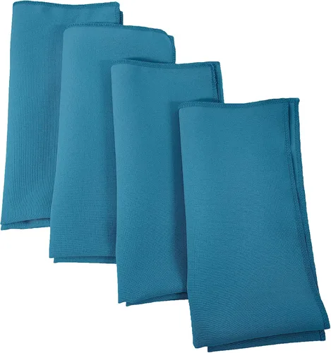 Miniatura 79 de LA Linen Paquete de 10 servilletas de popelina de poli, servilletas de tela suave, servilletas lavables y reutilizables, servilletas de mesa