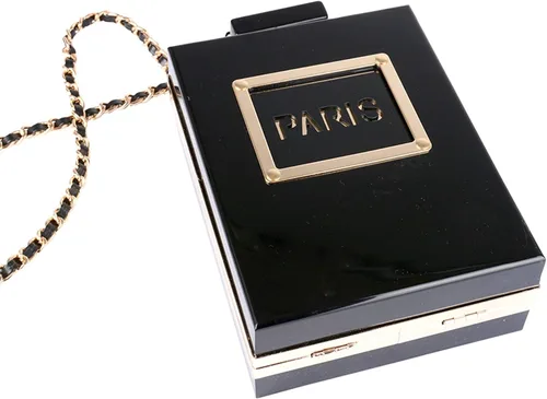 Miniatura 5 de bolso del lápiz labial Paris Perfume Forma Bolsos de noche para las mujeres