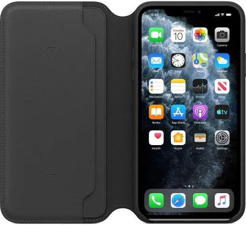 Miniatura 7 de Apple Folio de cuero (para iPhone 11 Pro Max) - Berenjena