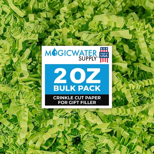 Miniatura 25 de MagicWater Papel Arrugado de Corte Ondulado para Cestas de Regalo - 2 Oz - Baby Blend - Perfecto para Relleno de Papel Triturado, Relleno de Cestas