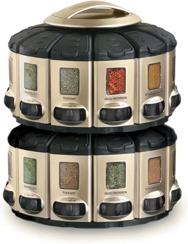 Miniatura 8 de KitchenArt 57010 Select-A-Spice Carrusel de medición automática serie profesional, satinado