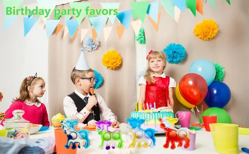 Miniatura 5 de Paquete de 24 mini juguetes para ansiedad de vaca a granel para niños y niñas, suministros de fiesta de cumpleaños y premios de recompensas