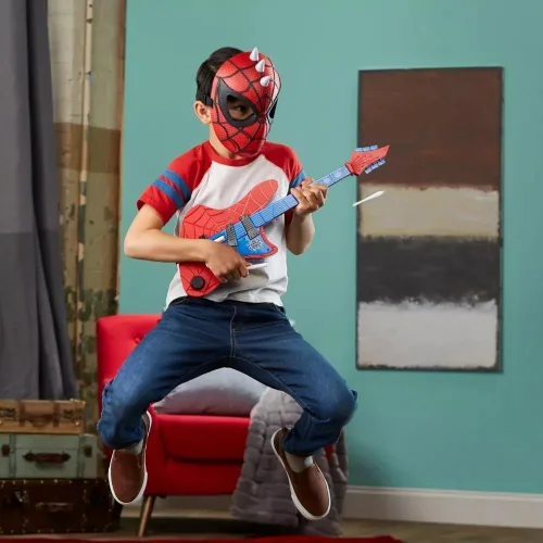 Miniatura 4 de Marvel Máscara Spider-Man Across The Spider-Verse Spider-Punk para niños, juego de rol y disfraz, juguetes para niños a partir de 5 años