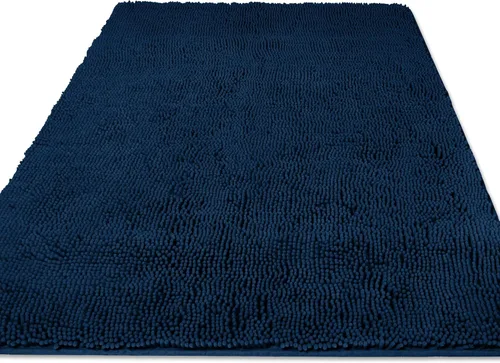 Miniatura 128 de Yeaban Alfombra de pasillo de baño de 24 x 72 pulgadas, antideslizante, alfombra de baño larga de felpilla gruesa, absorbente y lavable, alfombra