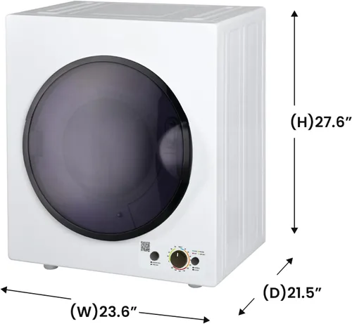 Miniatura 8 de Equator Secador compacto con sensor ventilado 3.5cf/13lbs 110V CONTROL INFERIOR BLANCO