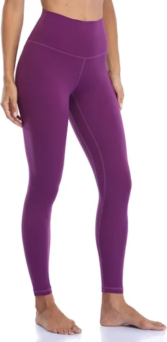 YUNOGA - Leggings de yoga ultrasuaves de talle alto y sin costuras para mujer, con control de abdomen