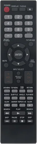 Miniatura 7 de 076R0SC011 - Control remoto de repuesto para reproductor de DVD Sanyo TV DP26670, DP32670, DP32671, DP26671, DP36671, DP-26670, DP-32670, DP-26671