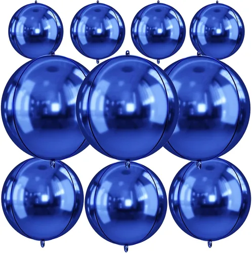 Miniatura 20 de Globos redondos de papel de aluminio para baloncesto, globos de helio 4D de 22 pulgadas, 18 pulgadas, 15 pulgadas, balón de baloncesto negro