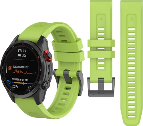 Miniatura 17 de Correa de reloj de silicona compatible con Garmin Fenix 7/Fenix 6 Pro/Fenix 5 Plus/935/945/Descent G1/EPIX Gen 2/Instinct de repuesto de ajuste