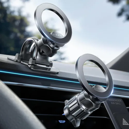 LISEN Soporte magnético para teléfono MagSafe para automóvil, accesorios de automóvil para mujeres y hombres [2025 Ultra], soporte magnético para