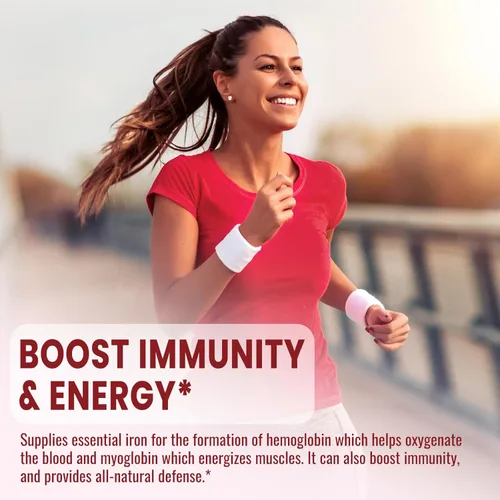 Miniatura 5 de Suplemento de hierro líquido para mujeres y hombres, suplementos de hierro para anemia con folato, vitamina C, B12 para soporte de glóbulos rojos