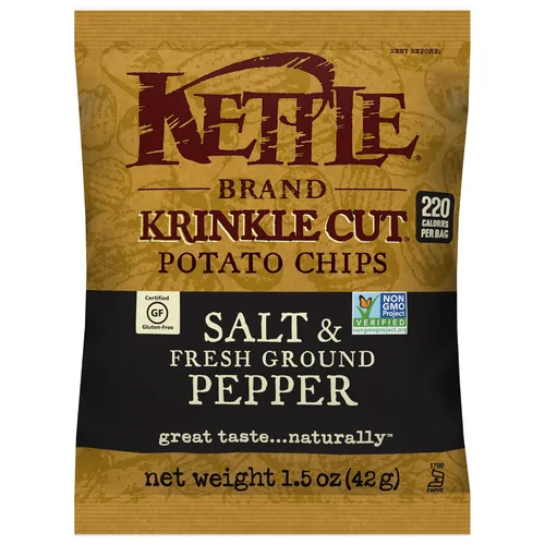 Miniatura 72 de Kettle Brand Papas Fritas, Backyard Barbeque Kettle Chips, Bolsa de Aperitivos, 1.5 Oz