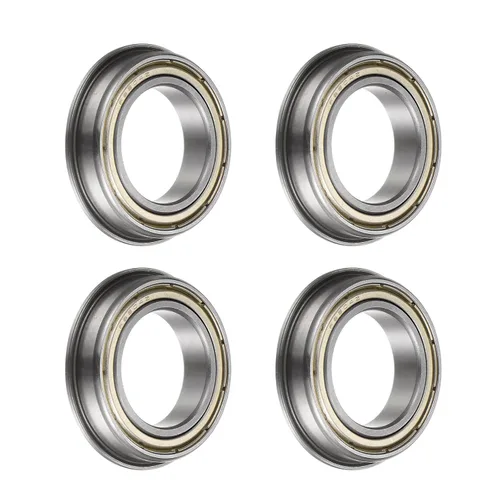 Miniatura 18 de uxcell Rodamiento de bolitas con bridas F683ZZ, 20pcs 0.118x0.276x0.118 in Acero cromado doble blindado ABEC1 cojinetes de brida