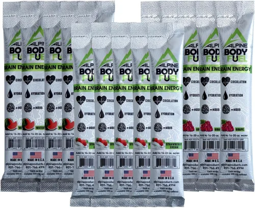 Alpine Innovations Body Fuel Focus + Energy - Suplemento de gran sabor hecho para mejorar la concentración y proporcionar energía sin nerviosismo.