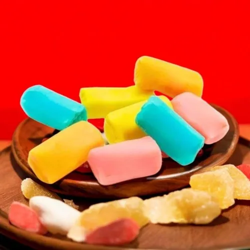 Miniatura 5 de Sour Bulk - Masticables de frutas, 1.5 libras de envueltas individualmente, sin gluten y sin maní, surtido de frutas con sabor a frambuesa azul