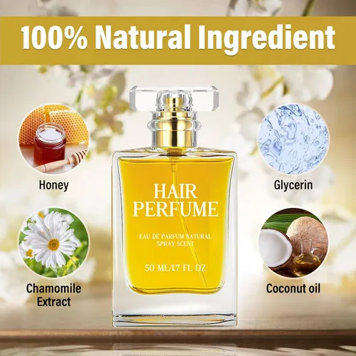 Miniatura 6 de Hajoyful Perfume para el cabello, aceites esenciales para el cabello, perfume para mujeres, fragancia de feromonas para cabello seco dañado, niebla