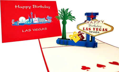 Miniatura 10 de iGifts And Cards Fabulous - Tarjeta emergente de cumpleaños de Las Vegas 21 – Celebración de hito, regalo de edad legal, felicitaciones, regalo