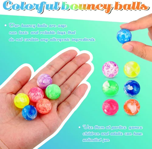 Miniatura 3 de Sumind 500 bolas inflables pequeñas para niños, bolas de goma a granel para bebés, regalos de fiesta de cumpleaños, regalos, premios, máquinas