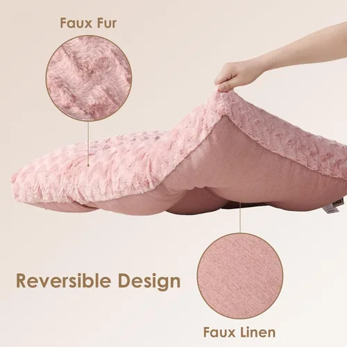 Miniatura 6 de EHEYCIGA Cama lavable para perros medianos para jaula de 29 x 21 pulgadas, almohadilla reversible para perreras para perros con un peso de hasta 35