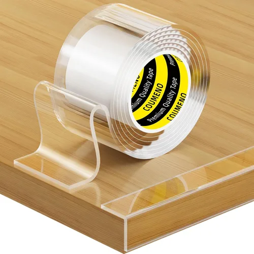 Miniatura 10 de Protector de borde transparente y protectores de esquina, 1.2 pulgadas de ancho x 16.4 pies de largo, protectores de esquina a prueba de bebés