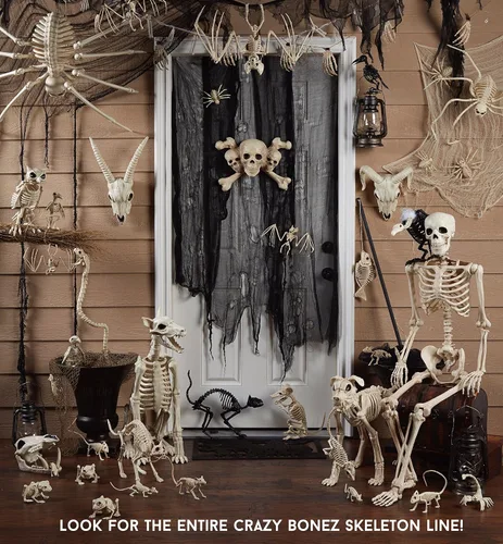 Miniatura 4 de Crazy Bonez Lindo gato esqueleto