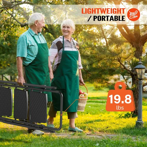 Miniatura 9 de LUISLADDERS Escalera de 5 escalones con barandillas, taburete plegable con pedal antideslizante ampliado, escalera ligera de 5 escalones plegable