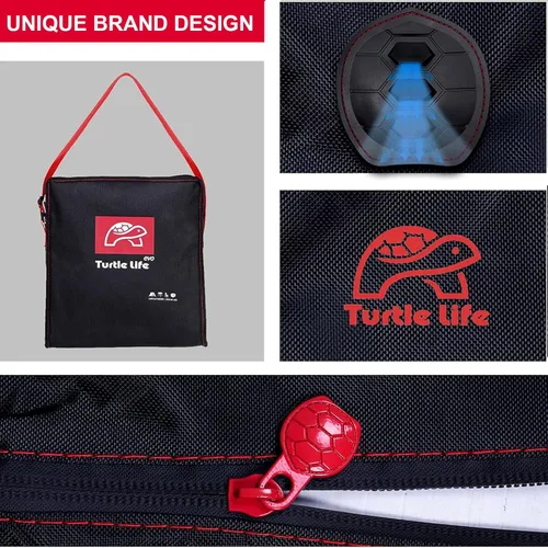 Miniatura 3 de Turtle Life Cubierta para parrilla para parrilla, cubierta de parrilla de humo a gas y parte superior plana para estación de cocina Blackstone Royal