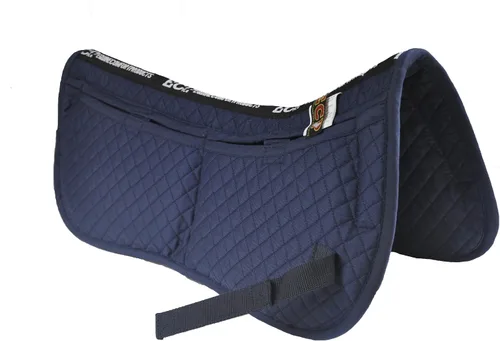 Miniatura 7 de ECP Equine Comfort Products Correction Half Saddle Pad con espuma viscoelástica ajustable