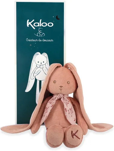 Miniatura 14 de Kaloo Lapinoo My First Friend K969938 - Conejo de pana, lavable a máquina, 10 pulgadas de alto en caja de regalo, color aguamarina a partir de 0 años