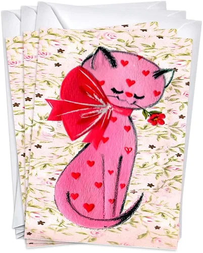Wright Home & Gift Divertidas tarjetas de felicitación del día de San Valentín/Galentines | Paquete de 20 unidades a granel + 20 sobres (5 x 7)