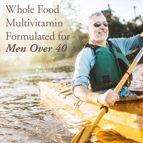 Miniatura 3 de Garden of Life Organics Multivitamínico de alimentos enteros para hombres de 40+, 60 tabletas, multivitamínico vegano para hombres para la salud