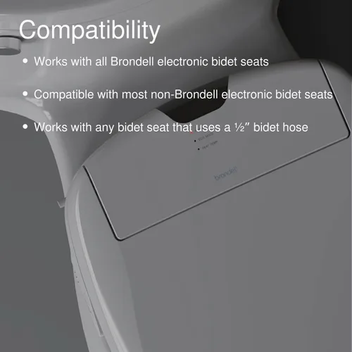 Miniatura 6 de Brondell SWF44 Swash Filtro de bidé, sistema de filtración de agua de carbono premium para asientos de inodoro eléctricos de bidé, dura hasta 6 meses