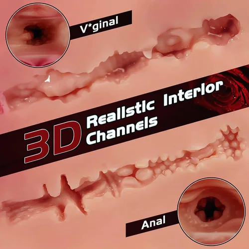 Miniatura 5 de Muñecas sexuales para hombres, de silicona TPE, para mujeres, Torso, muñecas sexuales con pechos de gelatina grandes y culo regordete sexdoll