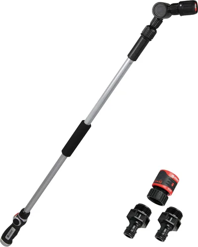 Miniatura 7 de Eden 94621 Pro Metal Boquilla de riego Turbo de 4 patrones de 18" con control de pulgar