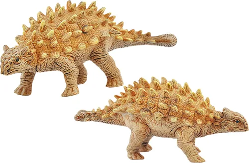 Miniatura 7 de Gemini&Genius Figura de Acción de Juguete Dinosaurio Ankylosaurus, Juguete Saichania, Regalo, Relleno de Calcetín de Navidad, Decoración de Pastel