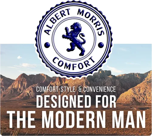 Miniatura 7 de Albert Morris Paquete de 4 camisas polo de manga corta a rayas para hombre