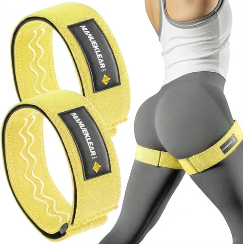Miniatura 7 de MANUEKLEAR Bandas de restricción de flujo sanguíneo antideslizantes para muslos, bandas de glúteos BFR para mujeres, glúteos, piernas, bandas
