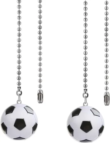 Miniatura 5 de Baseball Ceiling Fan Pull Chain Decorative Extension Light Pull Chain Set,Sport Theme Fan String Charm Decorative Extension,Fan Light Chains