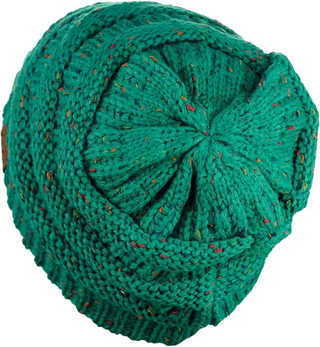 Miniatura 230 de C.C Trendy Warm Chunky Soft Stretch Cable Knit Beanie
