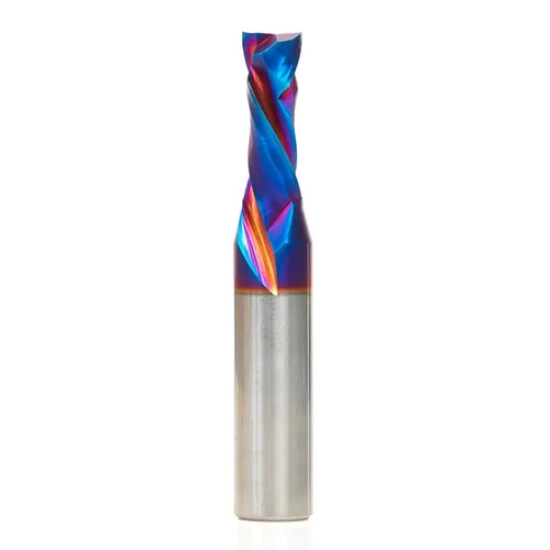 Miniatura 48 de Amana Tool Spektra Extreme Tool Life - Broca de router espiral de compresión CNC de carburo sólido, 46010-K, 3/8 D x 1-1/8 CH x 3/8 vástago x 3