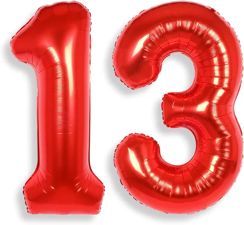 Miniatura 31 de AULE Globos de helio con letra roja S, de 40 pulgadas, grandes, gigantes, de lámina de mylar, rojos, para decoraciones de cumpleaños, aniversarios