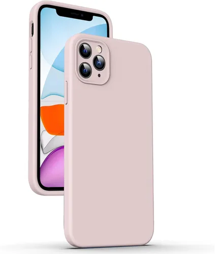 Miniatura 22 de Supdeal Funda de silicona líquida para iPhone 12 Pro Max, [protección de cámara] [antihuellas dactilares] [carga inalámbrica] Funda protectora de 4